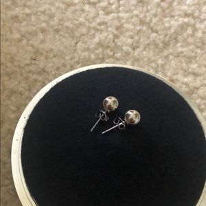 Silver earrings